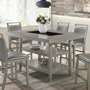 Happy Homes Tommy Counter Height Dining Table Tommy Counter Height Table - Silver IMAGE 1