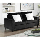 Happy Homes Cinderella Stationary Fabric Sofa Cinderella Black IMAGE 1