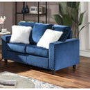 Happy Homes Cinderella Stationary Fabric Loveseat Cinderella Blue IMAGE 1