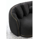 Nova Wholesale Furniture Linda Stationary Fabric Sofa Linda Sofa - Charcoal IMAGE 3