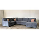 Happy Homes Fabric 3 pc Sectional 907 Steel IMAGE 1