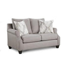 Happy Homes Stationary Loveseat 1190 Loveseat - Grey IMAGE 1