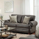 Happy Homes Stationary Loveseat 1055 Loveseat - Marco Khaki IMAGE 1