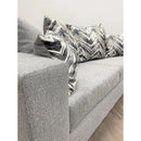 Happy Homes Stationary Fabric Sofa 110-Gray Sofa IMAGE 2