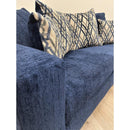 Happy Homes Stationary Fabric Sofa 110 BLUE Sofa IMAGE 2