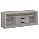 Coaster Furniture Burke 701024-SET 3-Piece Entertainment Center - Grey Driftwood IMAGE 2