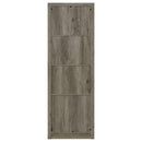 Coaster Furniture Burke 707726 3-Shelf Media Tower with Storage Cabinet - Grey Driftwood IMAGE 7