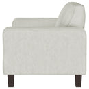 Coaster Furniture Deerhurst 509648 Upholstered Track Arm Tufted Loveseat - Greige IMAGE 4