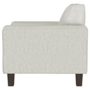Coaster Furniture Deerhurst 509649 Upholstered Track Arm Tufted Accent Chair - Greige IMAGE 4