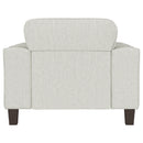 Coaster Furniture Deerhurst 509649 Upholstered Track Arm Tufted Accent Chair - Greige IMAGE 6