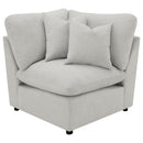 Coaster Furniture Collins 609560P 5 pc Modular Power Reclining Sectional - Grey IMAGE 6