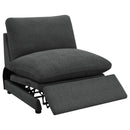 Coaster Furniture Collins 609530P 5 pc Modular Power Reclining Sectional - Dark Grey IMAGE 5