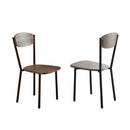 Crown Mark Blake 1230SET-GW 5 pc Round Dining Set - Greywash IMAGE 3