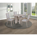 Crown Mark Amara 2215DW-SET 5 pc Round Dinette - Driftwood IMAGE 1