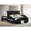 Crown Mark Brigitte 5202BK-Q Queen Bed - Black IMAGE 5