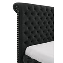 Crown Mark Brigitte 5202BK-Q Queen Bed - Black IMAGE 6