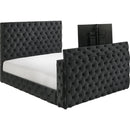 Crown Mark Josephine 5213BK-K King Bed with TV Lift IMAGE 2