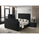 Crown Mark Josephine 5213BK-Q Queen Bed with TV Lift IMAGE 5