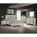 Crown Mark Carlton King Upholstered Panel Bed B5552-K-HBFB/B5552-KQ-RAIL IMAGE 3