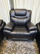 Galveston Black - 3PC OVERSIZED Reclining Set