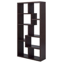 Coaster Furniture Theo 800264 71-inch 7-shelf Bookshelf - Cappuccino IMAGE 3