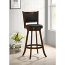  Coaster Furniture Broxton 101920 Upholstered Swivel Bar Chair - Chestnut (Set of 2) IMAGE 9