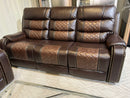 Brown Two Tone Reclining Sofa 3PC Set CLEARANCE NEW IN BOX