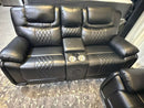 Galveston Black - 3PC OVERSIZED Reclining Set