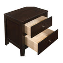 Coaster Furniture Carlton 202092 2-Drawer Nightstand - Cappuccino IMAGE 9