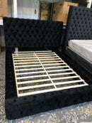 Liquidation Sale!!! $399 KING Black Velvet Platform Bed Frame