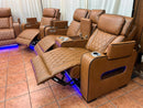 DUBAI 3PC Brown Power Reclining Set