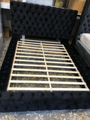 Liquidation Sale!!! $399 KING Black Velvet Platform Bed Frame