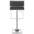 Coaster Furniture Alameda 100195 Adjustable Bar Stool - Chrome and Grey IMAGE 6
