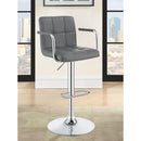 Coaster Furniture Palomar 121096 Adjustable Height Bar Stool - Grey and Chrome IMAGE 7