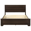 Coaster Furniture Kauffman 204390KE Wood Eastern King Storage Panel Bed - Dark Cocoa IMAGE 5