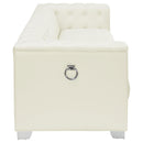 Coaster Furniture Chaviano 505391 Upholstered Track Arm Sofa - Pearl White IMAGE 6