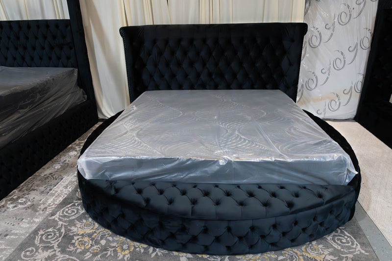 Round Storage Bed Frame