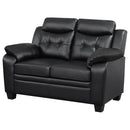 Coaster Furniture Finley Stationary Leatherette Loveseat 506552 IMAGE 3