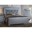  Crown Mark Lillian Queen Upholstered Panel Bed B7100-Q-HB/B7100-Q-FB/B7100-KQ-RAIL IMAGE 1