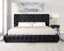 Liquidation Sale!!! $399 KING Black Velvet Platform Bed Frame