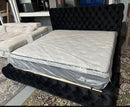 Liquidation Sale!!! $399 KING Black Velvet Platform Bed Frame