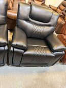 Galveston Black - 3PC OVERSIZED Reclining Set