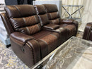 Brown Two Tone Reclining Sofa 3PC Set CLEARANCE NEW IN BOX