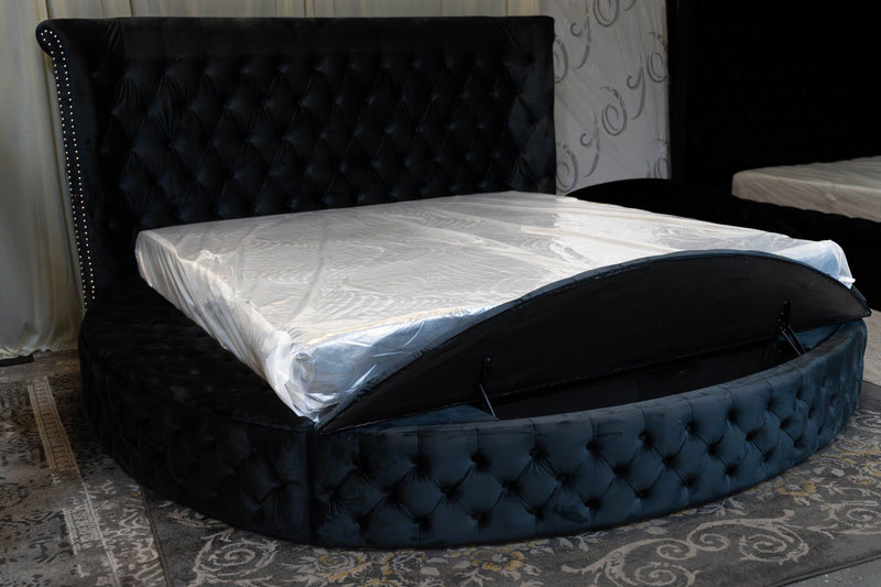 Round Storage Bed Frame