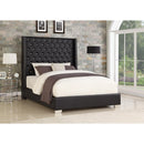 Happy Homes Queen Upholstered Platform Bed HH324 Diamond Queen Bed IMAGE 1