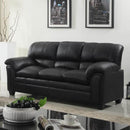 Happy Homes Parker Stationary Leather Look Sofa Parker 73757S Sofa IMAGE 1