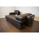 Happy Homes Julia Fabric Sleeper Sectional Julia - BROWN IMAGE 4