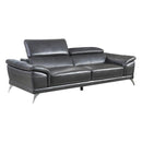 Happy Homes Venice Stationary Fabric Sofa Venice Sofa - Gray IMAGE 1