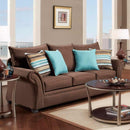 Happy Homes Washington Stationary Fabric Sofa Washington 1560 Sofa - Coco IMAGE 1