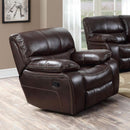 Happy Homes Florence Rocker Leather Look Recliner Florence Recliner - Brown IMAGE 1